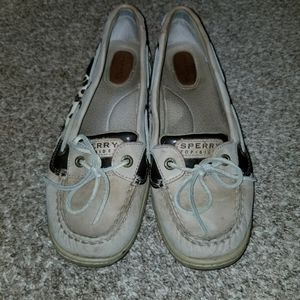 ⭐Sperry top sider leopard flats